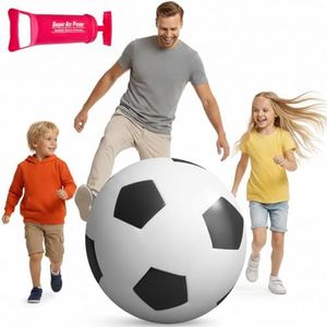 WALIKI Jumbo Soccer Ball | Giant and Inflatable | Huge 30" in Diameter - Durable Massive Soccer Ball | Pump Included