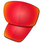 Saucer Premium Replacement Lenses for Oakley Valve New 2014 OO9236 Sunglasses High Defense - Fire Red Polarized