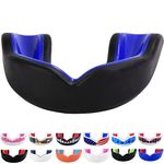 Oral Mart Black/Blue Youth Mouthguard for Kids