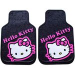 Plasticolor 001502R01 Sanrio Hello Kitty Collage Universal Fit Car Truck SUV Front Floor Mats Pair