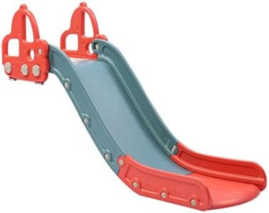 BoPeep Kids Slide Play Toys Activity Center Toddlers Foldable Standalone Sliding Playground Game Backyard Extra Long, 135cm Length, Outdoor & Indoor Bed/Sofa