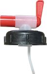 2 x Easy Flow Black Tap Cap Spigot Faucet Dispenser - Perfect for Car's Camping & Outdoor Adventures