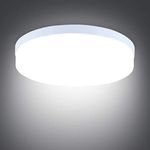 SUNZOS LED Ceiling Light 36W, Round Ceiling Lights, Daylight White 6500K 3240LM, Ø23cm Indoor Flush Mount Ceiling Lamp for Kitchen Bedroom Living Room Hallway Balcony Office