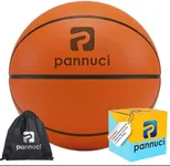 Silent Basketball Size 7 (29.5") with Carry Bag & Mesh Net – Grooved Airless Foam ball for Quiet Dribbling and Indoor Training, Pro PU Material, Real Feel Higher Bounce – Not Vacuum Shipped, , Ages 3+