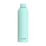 Rioware® Luxury Insulated Stainless Rubber Coated Steel Water Bottle 24 Hours Hot and Cold for School,Office,Gym, Sports, Hiking, Trek, Travel for Men, Women,Girls, Boys and Kids- 750ml(Green)