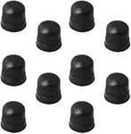 Liyafy Black Trombone Slide Rubber End Tip Bumper for Brass Instrument Parts 10Pcs