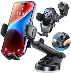MEMOFO 2023 New Upgraded Phone Mount for Car【Nano Gel Suction Cup】Cell Phone Holder Car【for Dashboard and Windshield】iPhone Car Mount for All Cell Phones