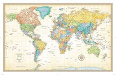 Rand McNally Classic World Wall Map - Laminated