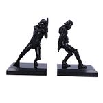 Nemesis Now Shadow Stormtrooper Bookend Figurines 18.5cm, Resin, Black, Original Stormtrooper Merchandise, Two Stormtrooper Figure Bookends to Keep Your Books Upright