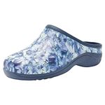 backdoorshoes Women’s Comfortable Slip On Garden Clogs Lightweight Arch Support Ladies’ Bluebells, UK 5 / EU 38 Hospital Chef Footwear