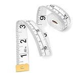 Winice Dual Sided Measuring Tape | Perfect to Measure Body | Sewing Tape/Ruler | Durable and Flexible Fiber Glass Material | 60 Inches |150 Centimetres | White Colour