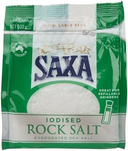 Saxa Iodised Rock Salt 6 x 500 g