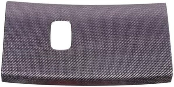 Co-Pilot Glove Box Panel Anti-Scratch Protector Sticker Compatible with Chevy Corvette C6 2005-2013 Accessories, Passenger Glove Storage Box Panel Cover Trim, Dry Carbon Fiber (Purple)