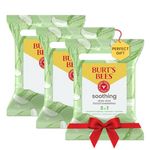 Burt's Bees Face Wipes, Makeup Remover Facial Cleansing Towelettes for Sensitive Skin, Hydrating with Aloe Vera, 30 Count (Pack of 3)