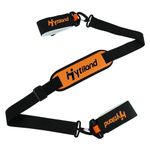 Hytiland Ski Carrier Strap,Pole,Ski and Snowboard Boots Carry Sling Strap,Adjustable Ski Shoulder Strap,Downhill Skiing Gear Ski Accessories for Men and Women Orange