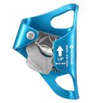 NewDoar Rock Climbing Chest Ascender Abdominal for Vertical Rope Climbing CE Certified Rope Clamp for 8~13MM Rope(Blue)