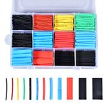 900PCS Heat Shrink Tubing, 2:1 Heat Shrink Wrap, Shrink Tube for Wires Cord Protector