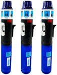 Turbo Blue Torch Stick Multi Purpose Refillable Butane Lighter (3-Pack)