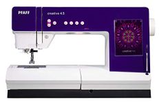 Pfaff Creative 4.5 Sewing & Embroidery Machine, Purple