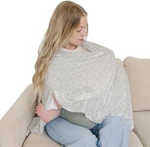 Sorrel + Fern Nursing Cover Up for Breastfeeding - Breathable Breastfeeding Cover with Removable Arch Neckline for Women - Breast Feeding Covers for Women (Sage Leaf)