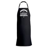 D Design Invent Print! Grandpa Gift Apron Birthday Cooking Kitchen Gift for Men Keepsake for Grandpa Size 87cm x 60cm