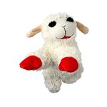 MULTIPET MU48371 International 843140 Lambchop Plush Squeak Toy Mini for Pets, 6-Inch, White