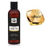 Jax Of London 200ml Millionariess Body Oil For Women, Inspired Body Oil With Alluring Aroma, Moisturising Massage Oil For Skin, Body Oil For Dry Skin, Suitable For Firming, Aromatherapy And Relaxation