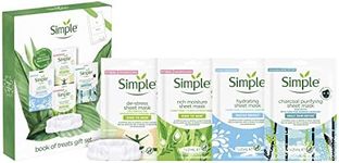 Simple Book of Treats Gift Set with a spa-style headband and face mask, perfect set of gifts for her 4 piece