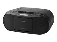 Sony CD/Cassette Player Black 2x 1.7W RMS Output CD-R/RW Compatible - CFDS70B.CEK (TV & Audio > Home Audio) +)a