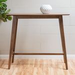 Christopher Knight Home 298973 Morea Finish Wood Bar Table, Natural Walnut