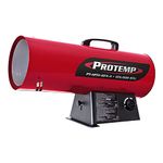 ProTemp 125,000 BTU LP Propane Heater | For Warehouses, Garages, Barns and Workshops up to 3125 Sq feet (PT-125V-GFA-A)