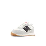 New Balance Kid's 237 V1 Bungee Sneaker, White/Black, 8.5 W Toddler