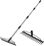 Garden-Rake, 62-Inch Metal Bow Rake