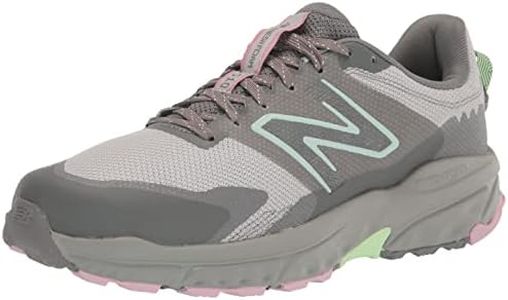 New Balance Women's Fresh Foam 510 V6 Trail Running Shoe, Brighton Grey/Harbor Grey/Lilac Cloud, 5 US Wide