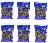 BAZIC Products Nickel Penny Coin Wrappers – Durable Preformed Paper Tube, Sleeves for Coin Sorter and Holder,(36/Pack), 6-Packs