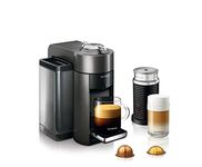 Nespresso Vertuo Coffee and Espresso Machine with Aeroccino by De'Longhi, Graphite Metal