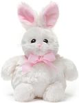 Bearington Lil’ Bunni The White Bunny Stuffed Animal, 6 Inch Small Bunny Stuffed Animals