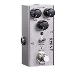 lotmusic Fuzz Electric Guitar Effects Pedal Mini Single Type DC 9V True Bypass (Silver)