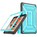 Tablet 10 Kids Case 13th Gen 2023, Lightweight Shockproof Case, Incompatible with iPad, TrendGate Armor Series Case Built-in Screen Protector with Stand for 10.1'' Tablet - Blue