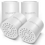 15 Stage Shower Filter - Shower Head Filter - Hard Water Filter,Remove Chlorine Heavy Metals and Other Sediments, Vitamin C Water Softener Reduces Dry Itchy Skin,Dandruff (4 x Replacement Cartridge)