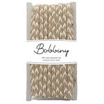 Bobbiny Natural Flat Braided Jute Twine Rope Linen Twine Rustic String Cord Rope DIY Rope Party Wedding Gift Wrapping Cords Thread and Other Projects | White | 7mm, 10 Meters