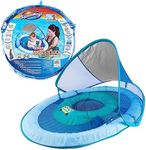 SwimWays Baby Spring Float Sun Canopy - Blue Sea Monster