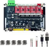 GRBL 1.1f 4-Axis CNC Controller Board ARM 32-bit, 5*A4988 Driver Modules, Optocoupler Isolation, External 500W Spindle, CNC Router Machine CNC Machine Control Board