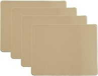 Juvale Anti Slip Rubber Mouse Pad in Gold for Office Desk (4 Pack)