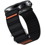 Suitisbest Sport Band Compatible for Samsung Galaxy Watch 3 45mm Band/Galaxy Watch 46mm(2018) Band/Gear S3 Frontier/S3 Classic Band, Sturdy Nylon Loop Watch Strap with S-Hook for Men and Women