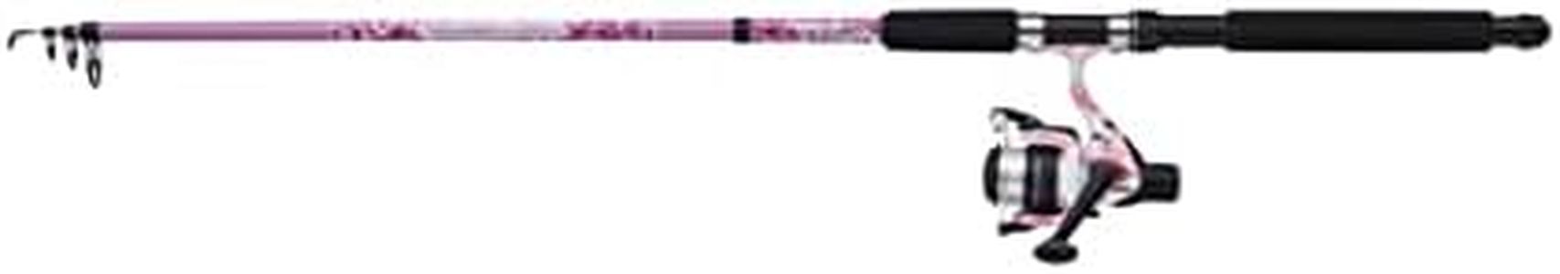 Mitchell Tanager Pink Camo II Spin Combo, Fishing Rod and Reel Combo, Spinning Combos, Allround Fishing, Ideal for Beginners or Occasional Anglers, Unisex, Pink, 2.4m | 10-30g