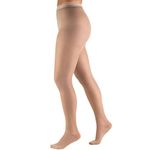 Truform 15-20 mmHg Compression Pantyhose, Sheer 20 Denier Women's Shaping Tights, Nude, Tall