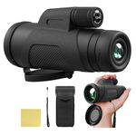 12x42 Monocular Telescope - High Powered HD Monocular for Adults Portable Handheld Telescope for Hiking Bird Watching Camping Outdoor Travel