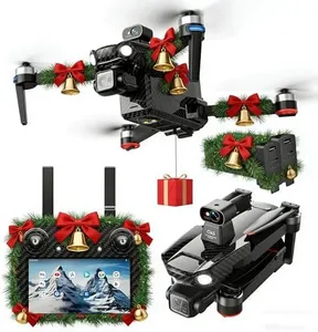 50%CODE Bingchat Upgraded Professional Drones with Camera for Adults 4K HD, Anti-shake 3 Axis Gimbal, 360° Obstacle Avoidance, Payload Release, Tablet Touch Screen Controller, Up to 5 Miles Range, 84 Minutes Long Battery, Time-lapse, Follow Me, Rainproof, GPS Safe Height Auto Return