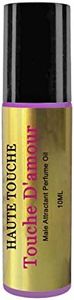 Touche D'amour Perfume for Women. A natural Plant Based Infused Stimulant Sexy Fragrance to discreetly Attract Men; 10ml Roll On Bottle.